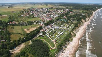 Plaza w Chłapowie, widok z góry