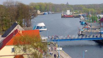 Port w Darłówku - widok z latarni morskiej
