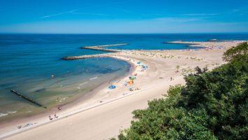 Plaża w Jarosławcu