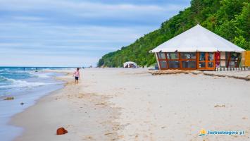 Bar na plaży w Jastrzębiej Górze