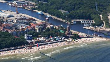 Port w Kołobrzegu - widok z lotu ptaka