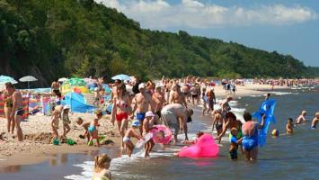 Trzęsacz, plaża