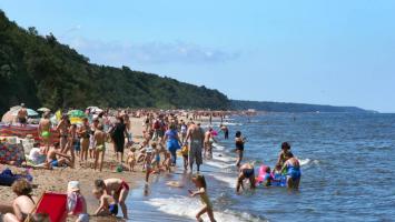 Plaża w Trzęsaczu