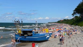 Ustronie Morskie, plaża