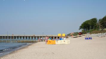 Ustronie Morskie - plaża i molo