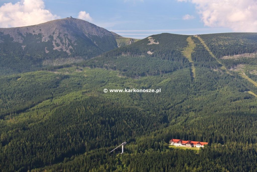 Widok na Śnieżkę